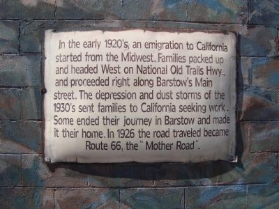 National Trails Hwy/Route 66 Marker image. Click for full size.