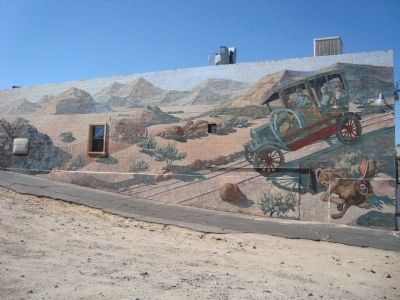 The National Trails Hwy/Route 66 Mural image. Click for full size.