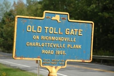 Old Toll Gate Marker image. Click for full size.