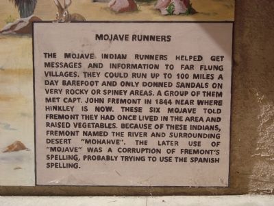 Mojave Runners Marker image. Click for full size.