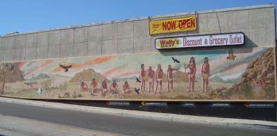 The “Native American Voices from the Mojave Desert” Mural image. Click for full size.