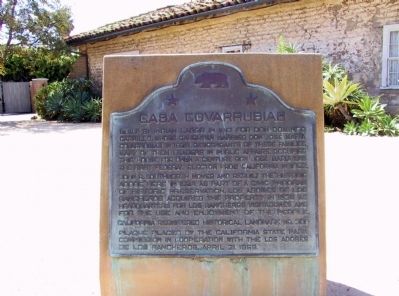 Casa Covarrubas Marker. Click for full size. Casa Covarrubas Marker image. Click for full size.