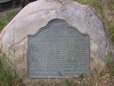 Mission Historical Park Marker image. Click for full size.