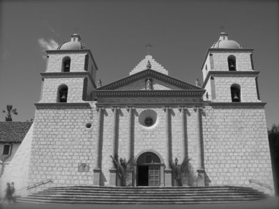 Mission Santa Barbara image. Click for full size.