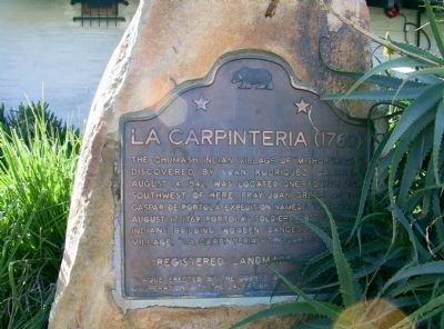 La Carpinteria Marker image. Click for full size.