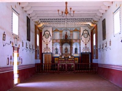 Interior of Presidio Chapel. Click for full size. Interior of Presidio Chapel image. Click for full size.