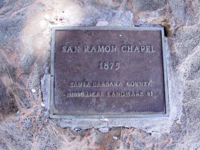 Chapel of San Ramon Marker image. Click for full size.