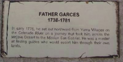 Father Garces Marker image. Click for full size.