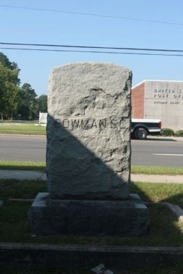 Bowman S.C. Marker image. Click for full size.