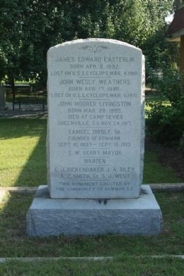 Bowman S.C. Marker image. Click for full size.