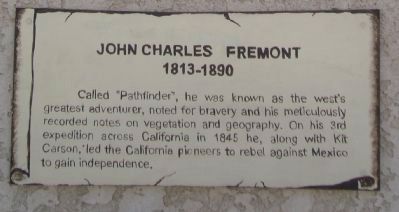 John Charles Fremont Marker image. Click for full size.
