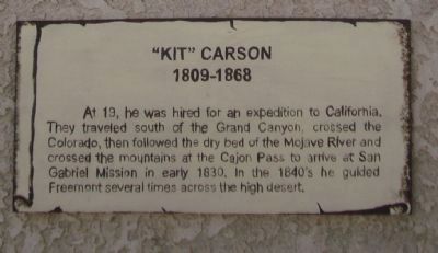 Kit Carson Marker image. Click for full size.