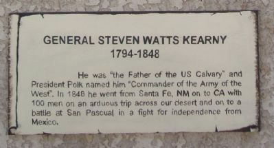 General Steven Watts Kearny Marker image. Click for full size.