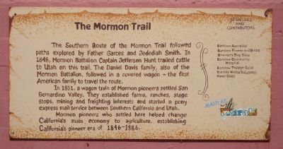 The Mormon Trail Marker image. Click for full size.