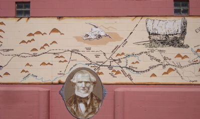 The Mormon Trail Mural - Part D image. Click for full size.