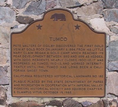 Tumco Marker image. Click for full size.