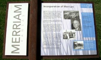 Incorporation of Merriam Marker image. Click for full size.