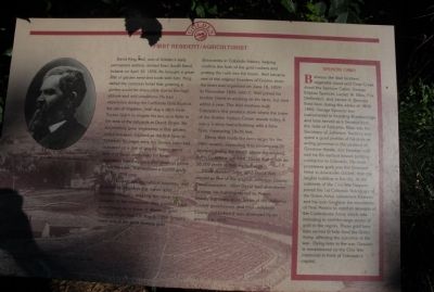 First Resident/Agriculturalist Marker image. Click for full size.