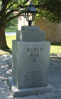 Bowman War Memorial, north view image. Click for full size.