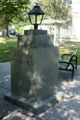Bowman War Memorial, south view image. Click for full size.