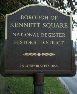 Kennett Square Marker. Click for full size. Kennett Square Marker image. Click for full size.