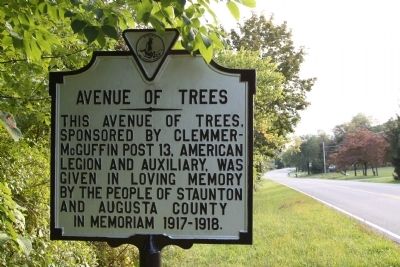 Avenue of Trees Marker image. Click for full size.