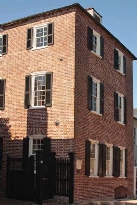 Young-Johnson House and Marker image. Click for full size.