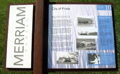 City of Firsts Marker image. Click for full size.
