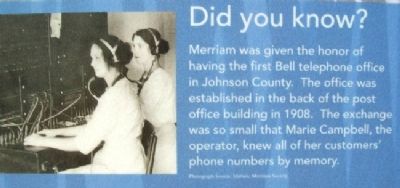 Do You Know? on City of Firsts Marker image. Click for full size.