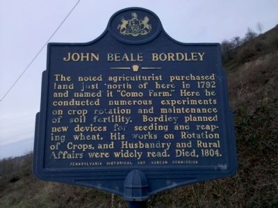 John Beale Bordley Marker image. Click for full size.