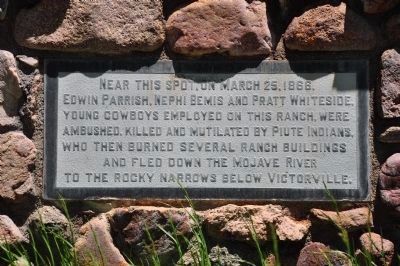 Las Flores Ranch Marker. Click for full size. Las Flores Ranch Marker image. Click for full size.