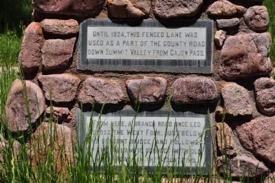 Las Flores Ranch Marker - Side C image. Click for full size.