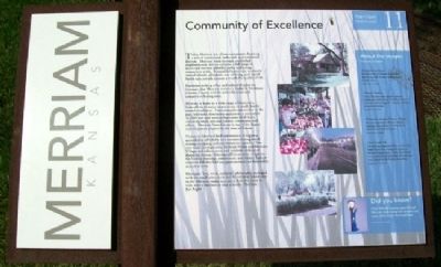 Community of Excellence Marker. Click for full size. Community of Excellence Marker image. Click for full size.