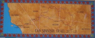 The Old Spanish Trail Marker - bottom panel 3 image. Click for full size.
