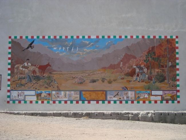 The Old Spanish Trail Mural image. Click for full size.