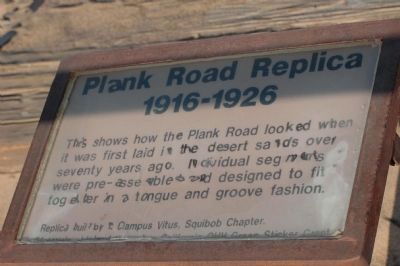 Plank Road Replica (1916-1926) image. Click for full size.