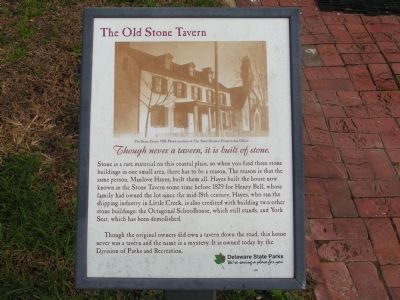 Old Stone Tavern Marker image. Click for full size.