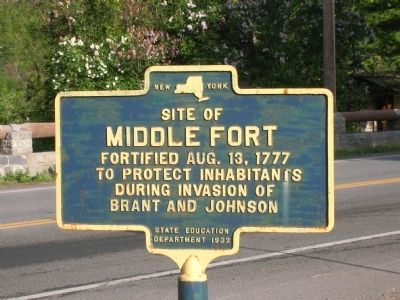 Site of Middle Fort Marker image. Click for full size.