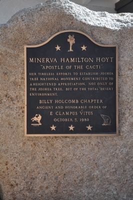 Minerva Hamilton Hoyt Marker image. Click for full size.