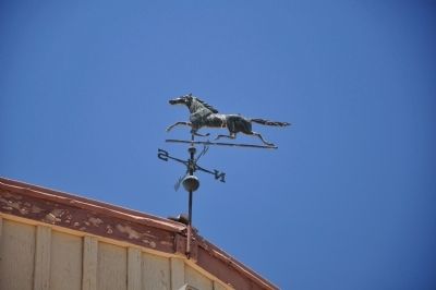 Las Flores Ranch Barn Weathervane image. Click for full size.