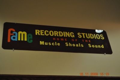 FAME Recording Studios Plaque image. Click for full size.