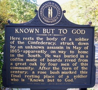 Known But to God Marker image. Click for full size.