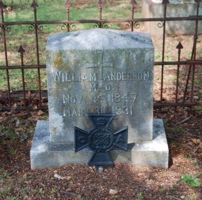 William Anderson M.D. Tombstone image. Click for full size.