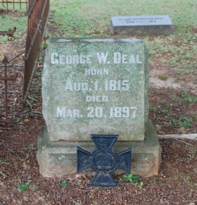 George W. Deal Tombstone image. Click for full size.