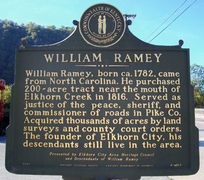 William Ramey Marker image. Click for full size.