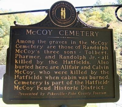 McCoy Cemetery Marker image. Click for full size.