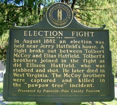 Election Fight Marker (reverse) image. Click for full size.