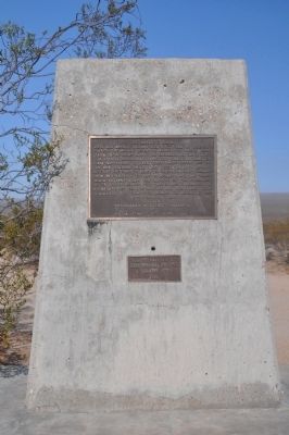 The Mojave Road Marker image. Click for full size.