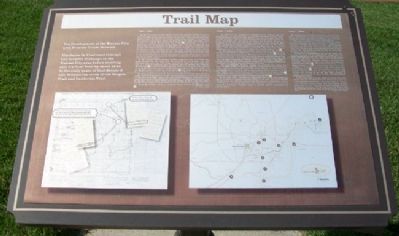 The Development of the Kansas City area Frontier Trails Network Marker. Click for full size. The Development of the Kansas City area Frontier Trails Network Marker image. Click for full size.