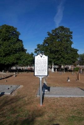 Long Cane Cemetery Marker<br>Front image. Click for full size.